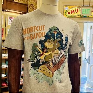 Tiana Bayou Gray Graphic T-Shirt